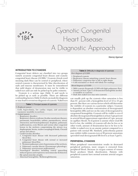 (PDF) cyanotic CHD