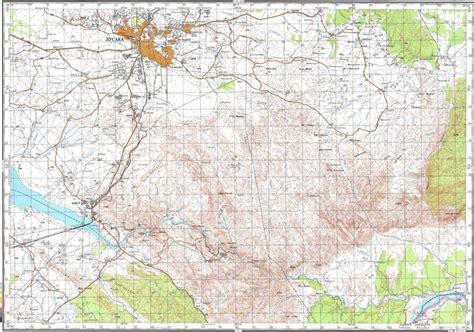 Pdf, Svg Scalable Vector City Map Lusaka - Printable Map Of Lusaka ...