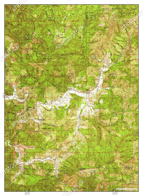 Usa Timeless Maps Alsea Oregon Map Editorial Stock Photo - Stock Image ...