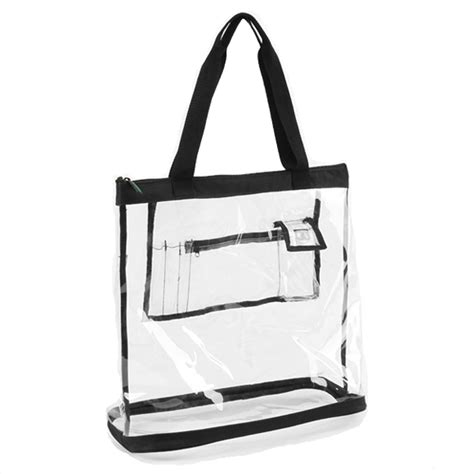Photo Tote Bag With Clear Pockets | saffgroup.com