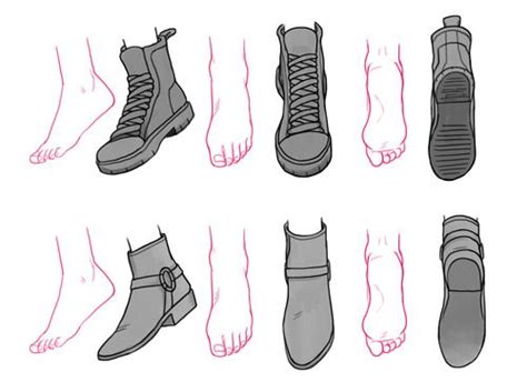 How to draw feet with shoes for beginners - Google Search | Desenhos de sapatos, Desenhos de ...