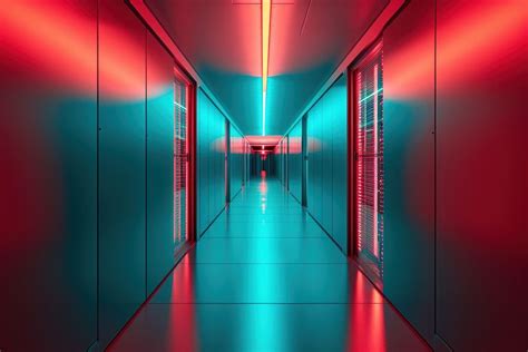 Modern data center architecture corridor | Premium Photo - rawpixel