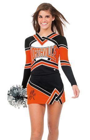 Cheerleader uniform- Meets Activities | Cheerleading outfits, Cheer ...