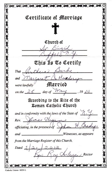 marriage certificate – Genealogy and Jure Sanguinis