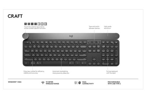 Logitech Reinvents the Keyboard Experience with Logitech CRAFT