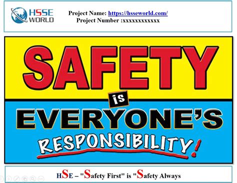 Safety banners and Posters at construction site