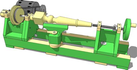 Wooden lathe plans