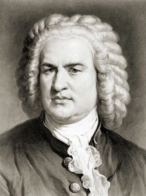 Johann Sebastian Bach Portrait Photograph by English School - Pixels