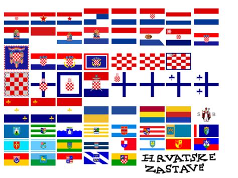 All Croatian flags (historical and current) : vexillology