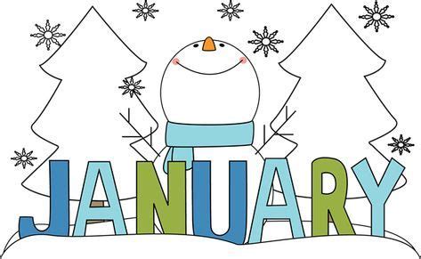 Free Month Clip Art | Month of January Snowman Clip Art Image - the ...