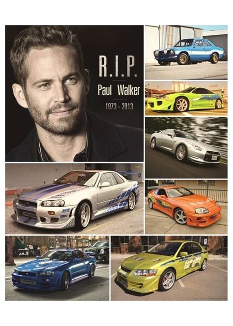 All of Brian O'Conner's cars throughout F&F. Rest… | Paul walker, Paul walker car, Paul walker ...