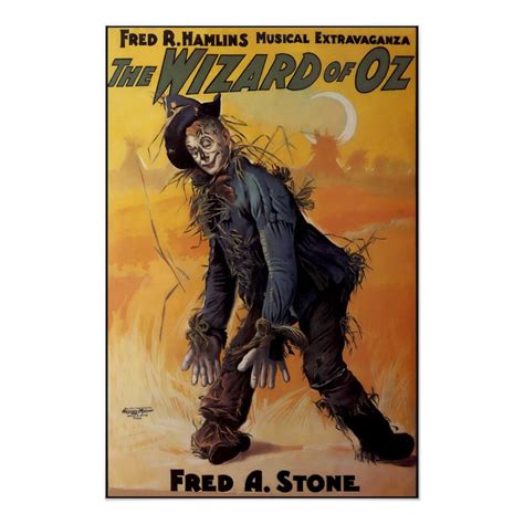 Wizard Of Oz Broadway Show Poster 1903 | Zazzle.com in 2020 | Original wizard of oz, Wizard of ...