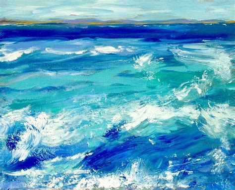 Expressive Sea Painting by JC Strong