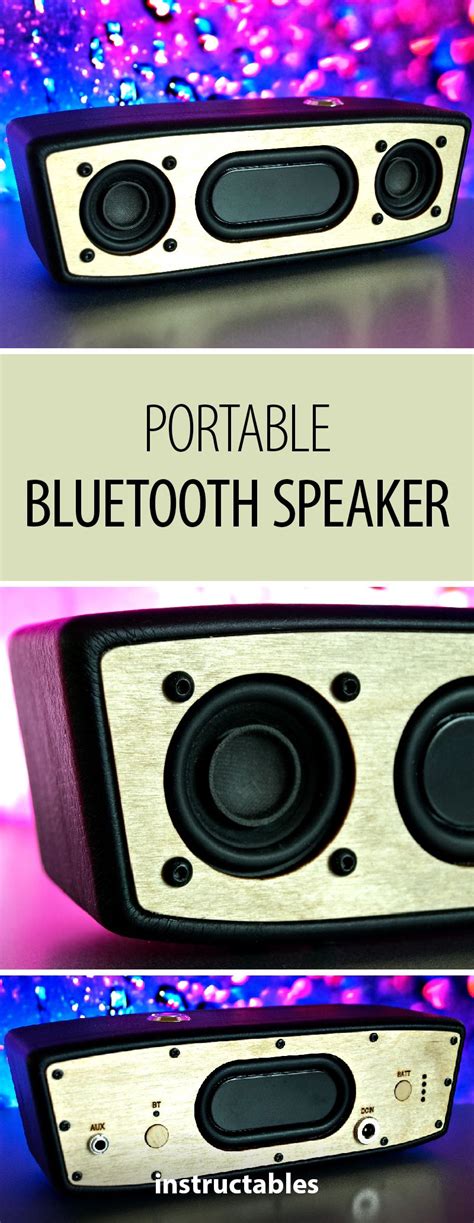 Portable Bluetooth Speaker (FREE PLANS) | Bluetooth колонки, Бумбокс, Электротехника