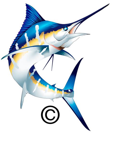 clipart blue marlin fish - Clip Art Library