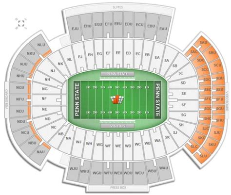 Beaver Stadium Seating Chart With Rows And Seat Numbers | Cabinets Matttroy