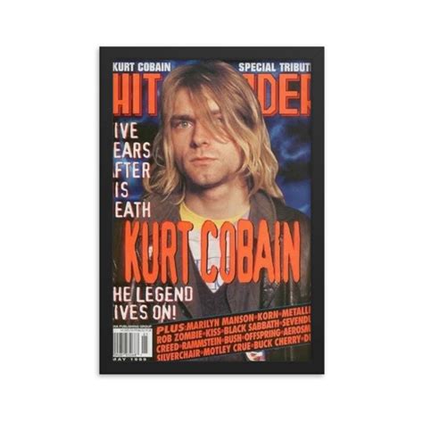 Kurt Cobain Poster Kurt Cobain Nirvana Poster Nirvana Wall - Etsy