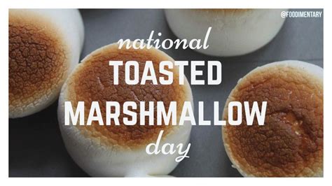 August 30th is National Toasted Marshmallow Day! | Foodimentary ...