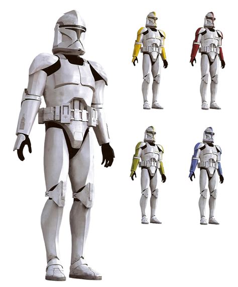 Star Wars Clone Trooper Armor Colors