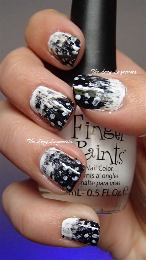 Manicure Manifesto: Black and White Abstract Paintings