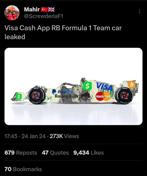 Visa Cash App RB Formula 1 Team car leaked : r/formuladank