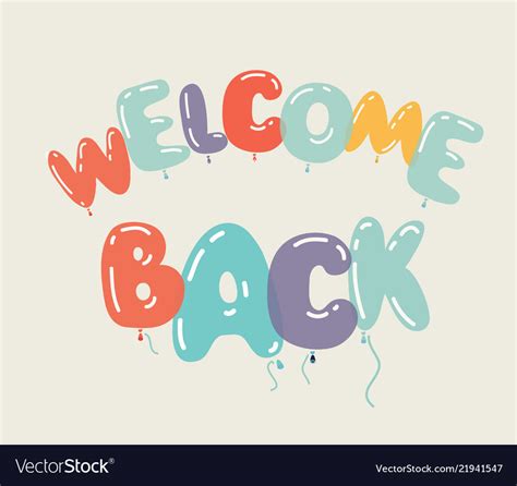 Welcome Back Sign