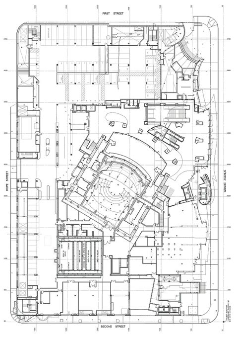 Walt Disney Concert Hall Floor Plan