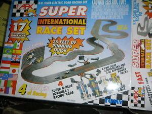 Tomy Team AFX Super International Race Set 4 Lane H O Scale Electric Set | eBay