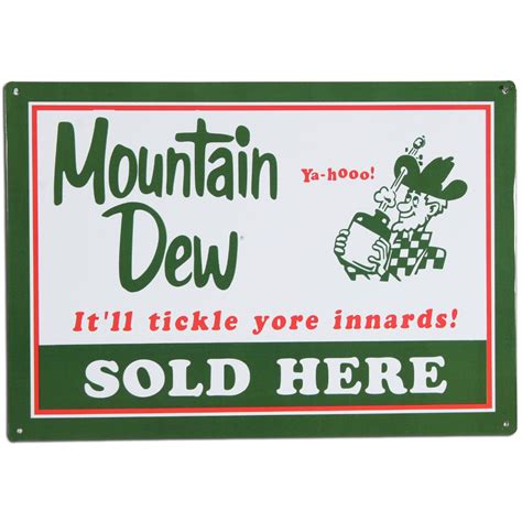 vintage soda pop signs - Google Search | Mountain dew, Vintage tin signs, Advertising signs