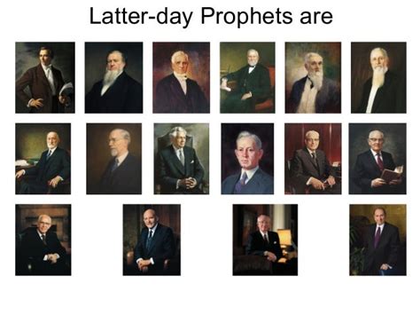 Latter day prophets