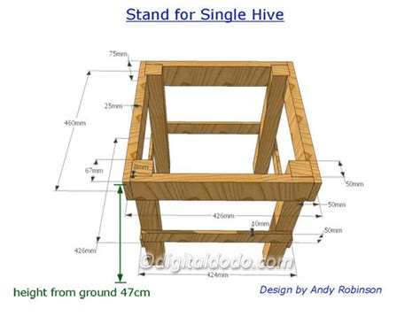 Building a Simple Hive Stand - DigitalDodo