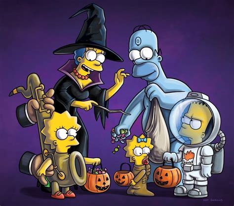 Simpsons Halloween Wallpapers - Top Free Simpsons Halloween Backgrounds - WallpaperAccess