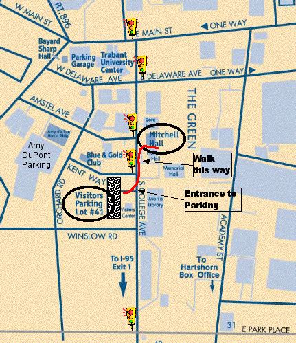 Mitchell College Campus Map