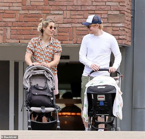 PICTURE EXCLUSIVE: Ed Sheeran is ever the doting dad as he steps out ...