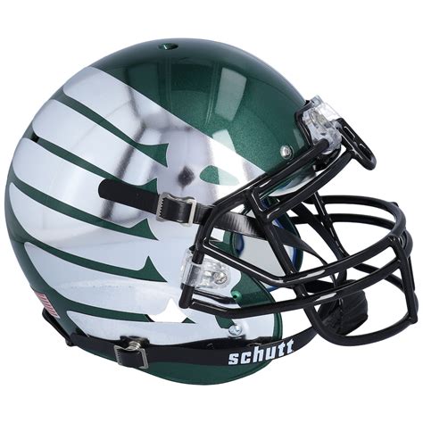 Oregon Ducks Schutt Green & Silver Wing Authentic Football Helmet