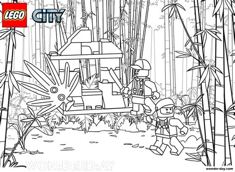 Lego City coloring pages. Free printable coloring pages