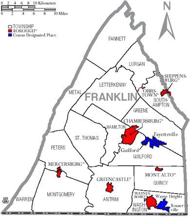 Franklin County, Pennsylvania Facts for Kids