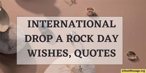 Drop a Rock Day