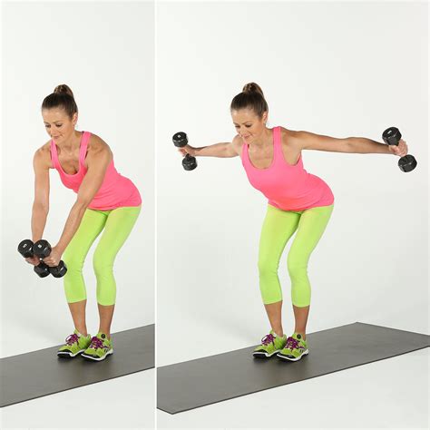 Bent-Over Reverse Fly | Get Ripped Fast! Best Arm Exercises With Weights | POPSUGAR Fitness