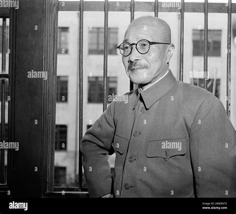 Hideki Tojo, premier of Japan at the time of the bombing of Pearl ...