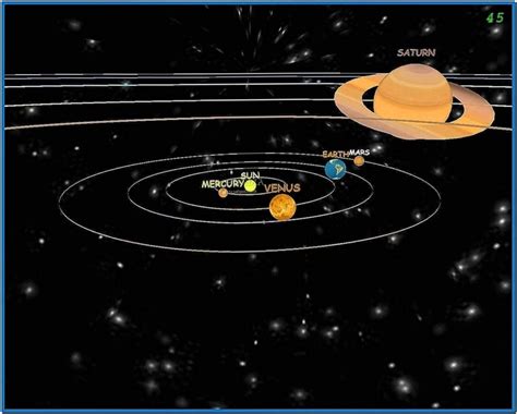 Solar system 3d screensaver full version - Download free