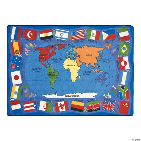 Flags Of The World© Classroom Rug | Oriental Trading