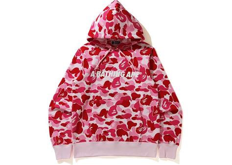 BAPE ABC Camo Pullover Hoodie Pink Men's - SS21 - US