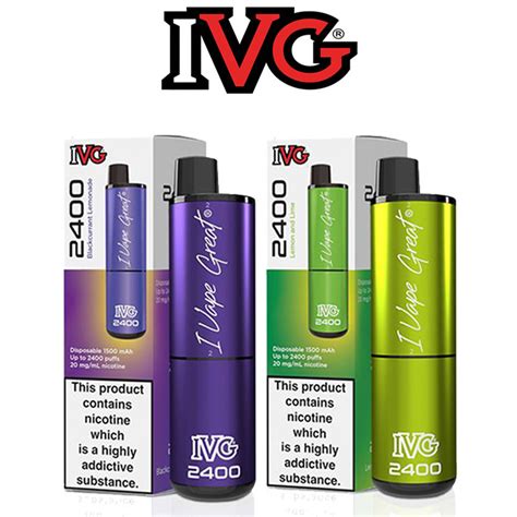 IVG 2400 Disposable Vapes | Vapestreams Wholesale | Trade Price