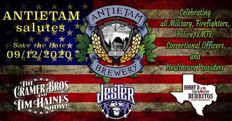 Antietam salutes! - Antietam Brewery