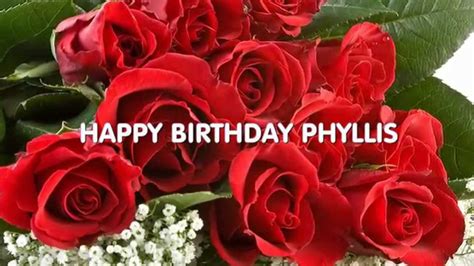 HAPPY BIRTHDAY PHYLLIS - YouTube