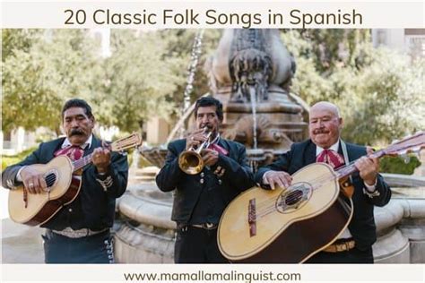 20 Classic Folk Songs in Spanish - Llamitas Spanish.com