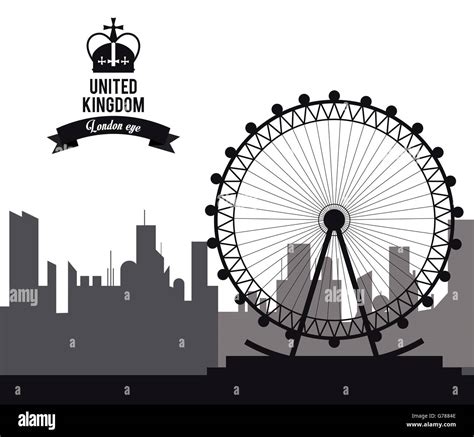 London Eye Illustration High Resolution Stock Photography and Images - Alamy