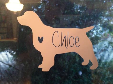 Coconut Love: Easy Silhouette Cameo Project - Personalized Doggie Vinyl ...