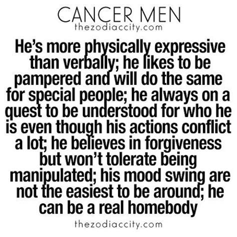 Cancer Star Sign Traits Man / Pin by Sarah on It's a Cancer Thing ...